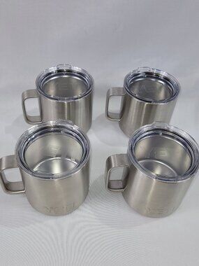 Yeti Stainless Steel 4" Coffee Travel Mug 14oz Set 4 Camping Hot Cold Carafe Cup